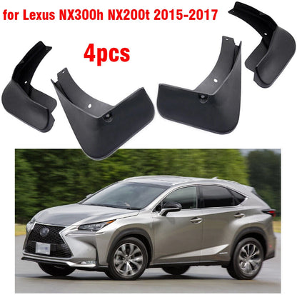 Mud Flaps Splash Guard Mudguard for Lexus NX300h NX200t (2015–2017)