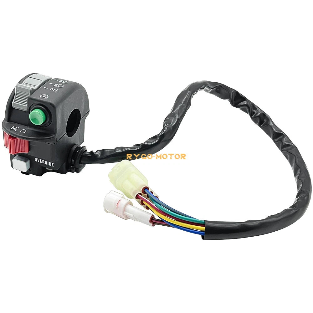 Left Handlebar Switch Start Stop Light Override for Yamaha Grizzly 550 YFM550