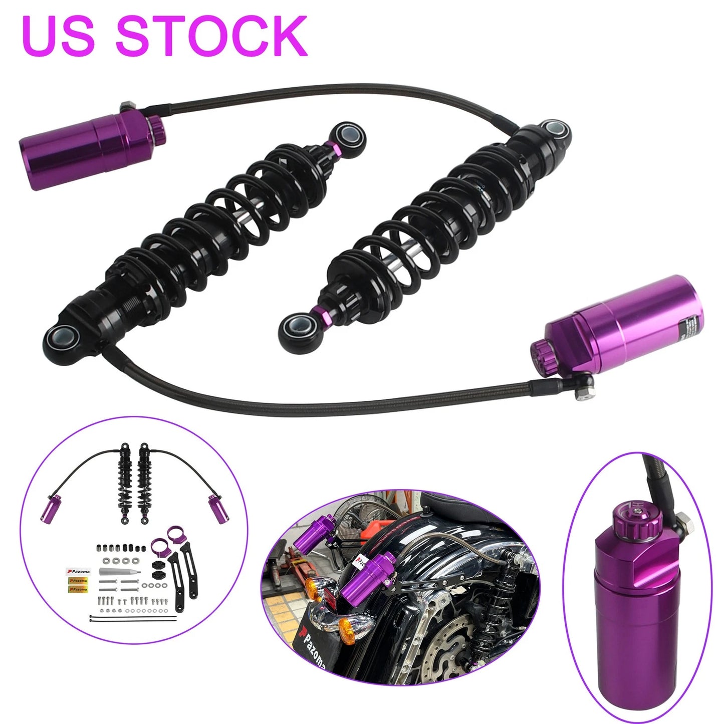 Aluminum Shocks for Harley Electra Glide Standard EFI FLHTI (2019-2024)