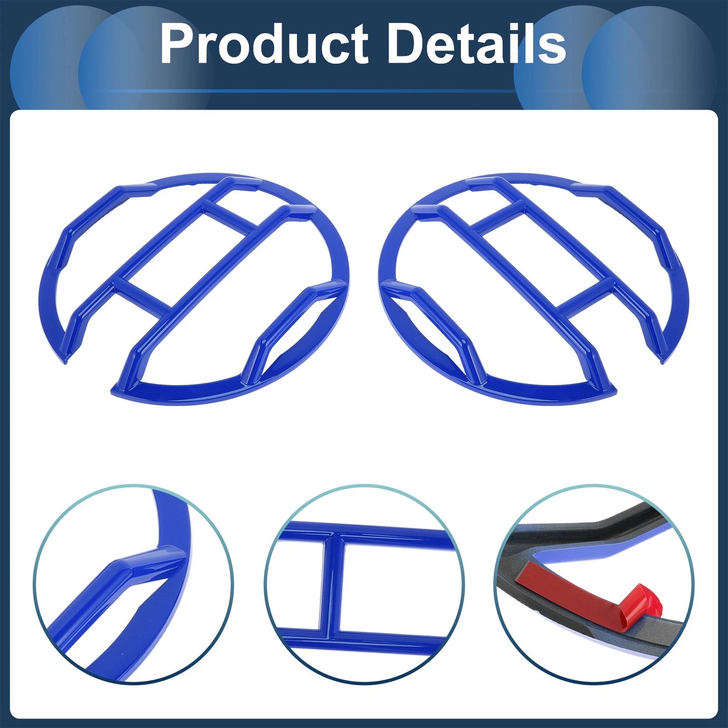 Headlight Trim Bezels 2 x for Ford Bronco