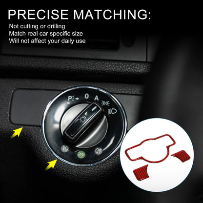 Auto Headlight Switch Cover Sticker for Mercedes-Benz A B C E G Class (2013-2023)