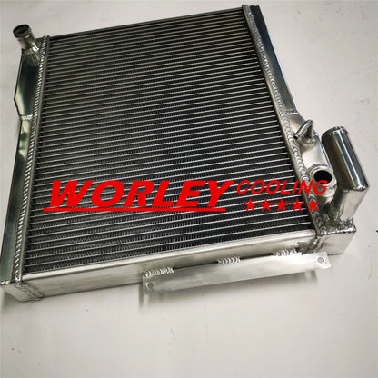 Aluminum Radiator + Red Hose for MG MGB GT/ROADSTER (1977-1980)