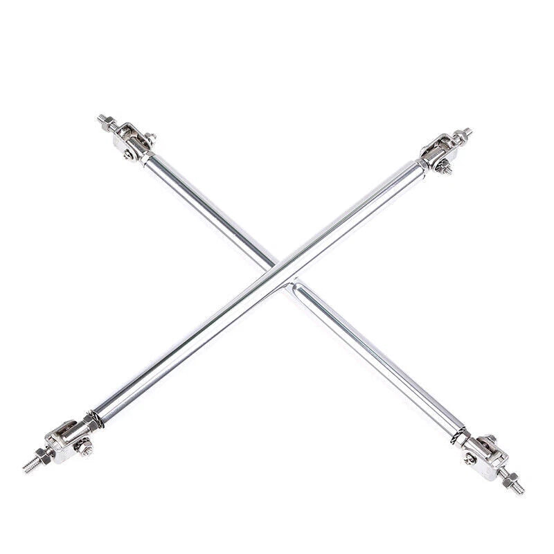 Adjustable Front Bumper Lip Splitter Strut Rod Tie Support Bar for Dodge Charger (2015-2023)