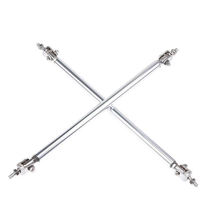 Adjustable Front Bumper Lip Splitter Strut Rod Tie Support Bar for Dodge Charger (2015-2023)
