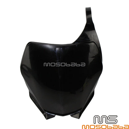 Front Number Plate Black for Yamaha YZ125 YZ250 WR250F WR450F (2007-2014)