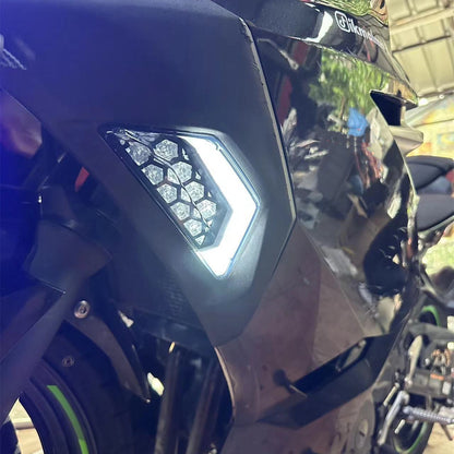 LED Turn Signal Light for KAWASAKI NINJA 250/300/400/650/1000 ZX6R (2013-2023)
