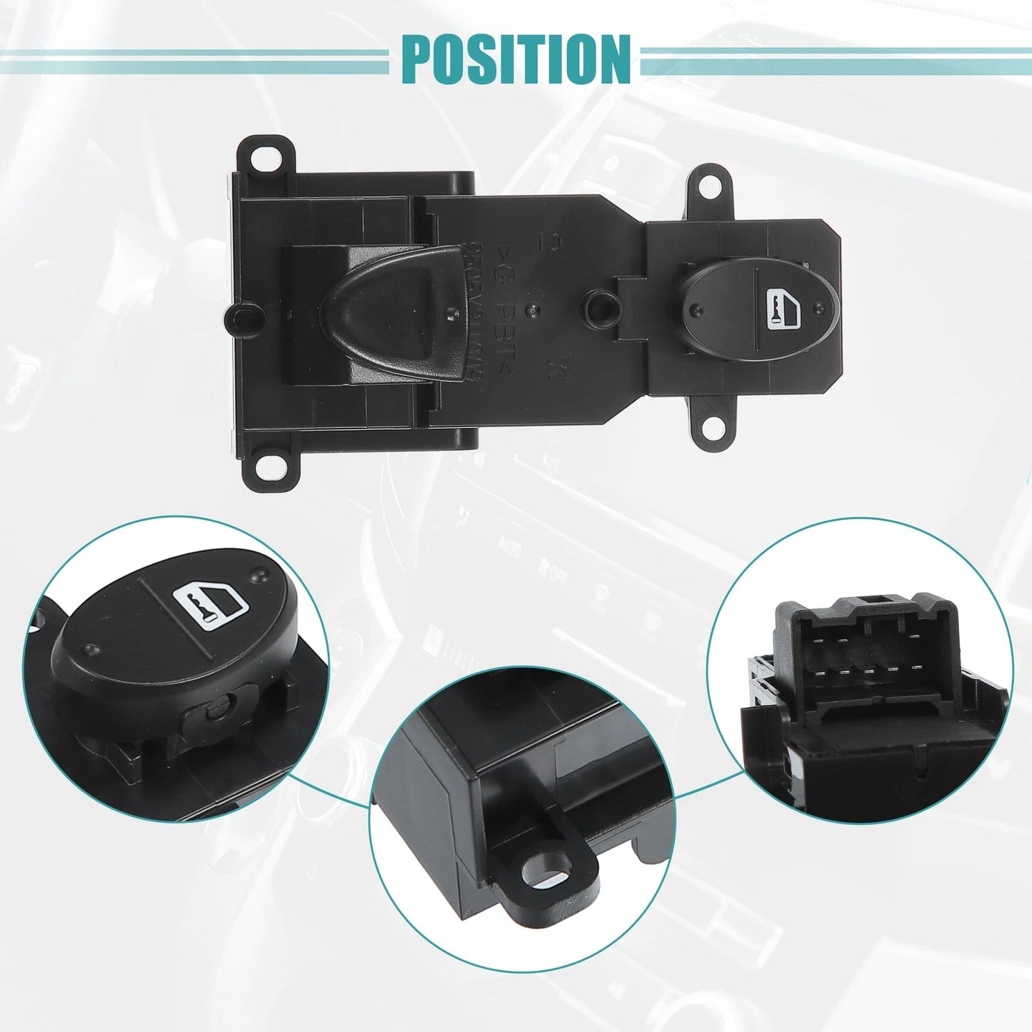 Passenger Side Power Window Switch for Honda Civic Coupe (2006-2011)