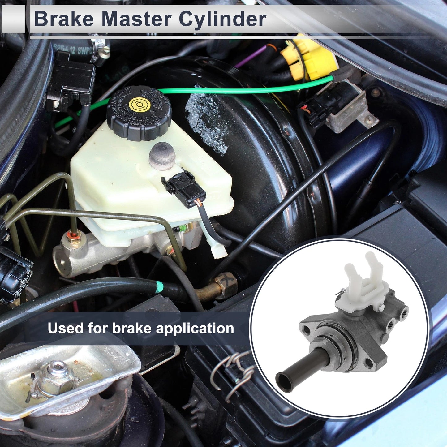 Brake Master Cylinder for Toyota Sienna 2004-2009 - Silver Tone