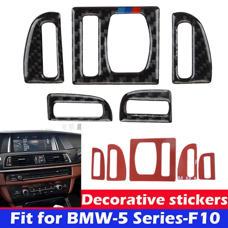 Carbon Fiber Air Vent Cover Trim for BMW 5 Series F10 (2011-2017)