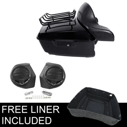 Trunk Pad Speakers for Harley Touring CVO Street Glide (2014-2025)