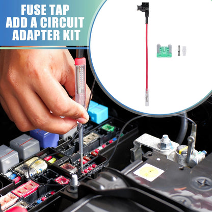 5 x Car Fuse Tap & Circuit Adapters with 30A Mini Blade Fuses