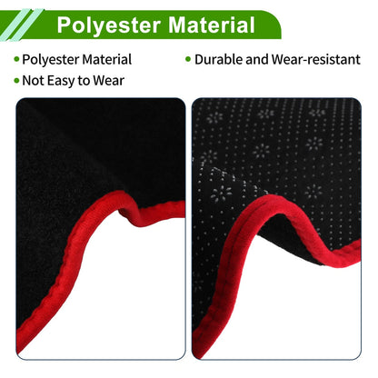 Dashboard Cover for Suzuki Alto 2019-2022 Black Red Trim 1 Pc