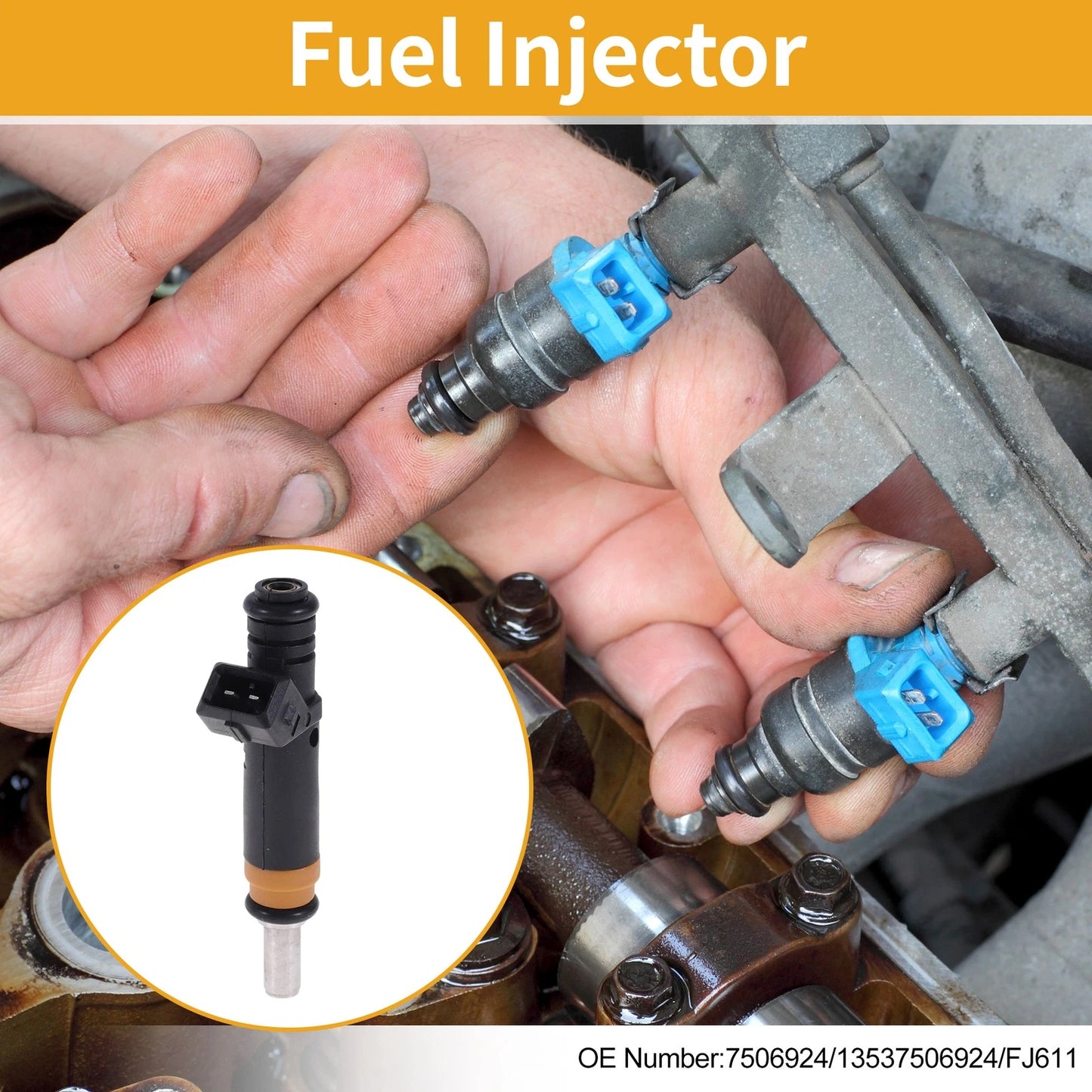Fuel Injector for BMW 7 Series E65 V8 (2002-2003)