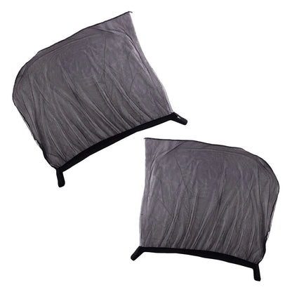 2 x Car Rear Side Window Mesh Shades UV Privacy Screens for SUV Mosquito Net