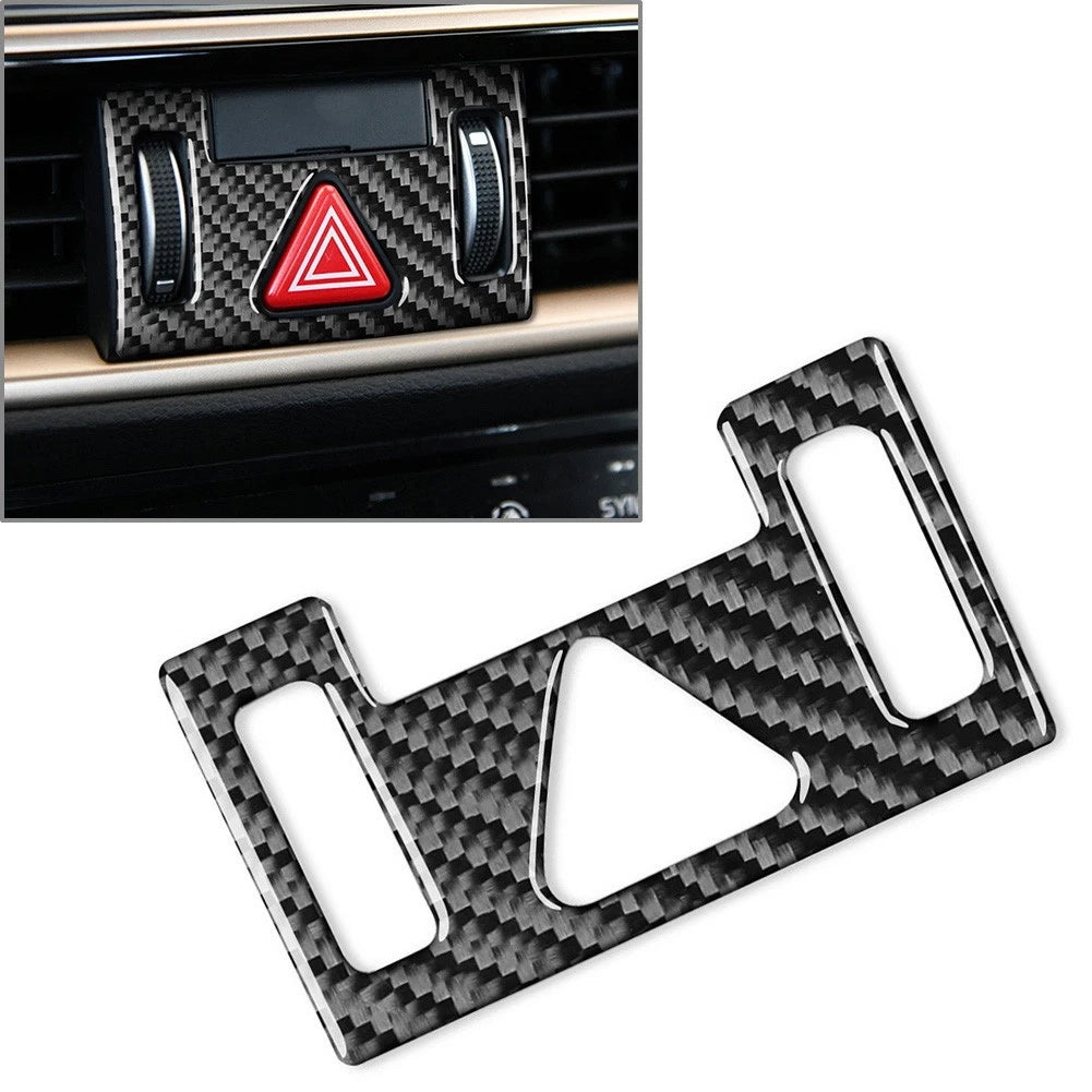 Mergency Light Button Frame Trim for Kia K3 Forte 2019-2021 Carbon Fiber Black