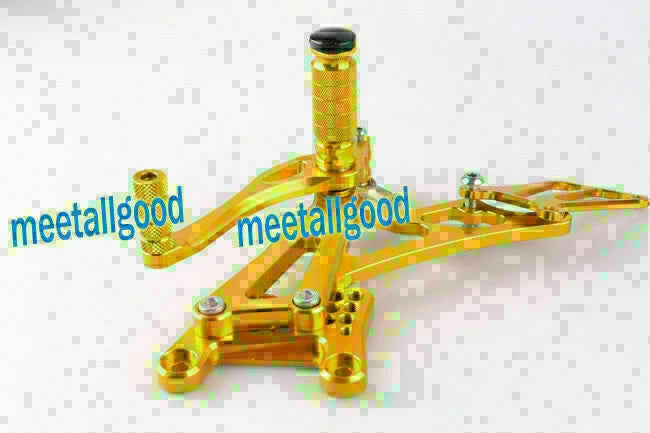 Rearset Footrest Footpegs for Yamaha YZF R6 (2006-2010) - Gold