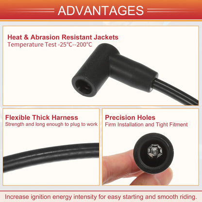 1 Pcs Spark Plug Wire Ignition Coil Cable for Mercury/Chrysler Force Engines