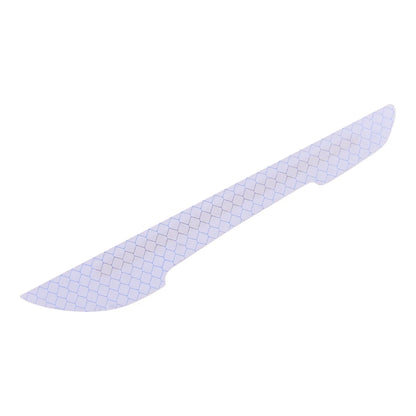 Reflective Blue Carbon Fiber Style Side Mirror Warning Trim for Car