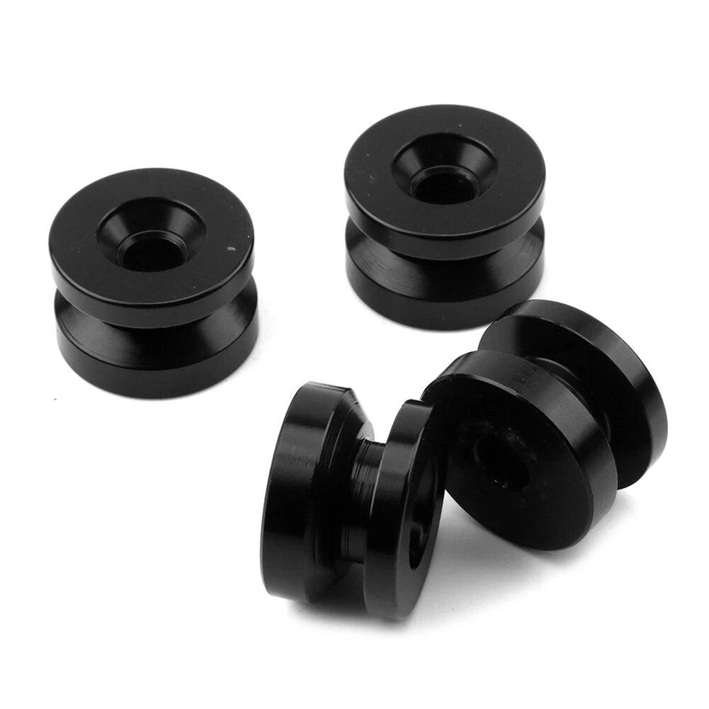 Black Motorcycle Trunk Base Plate Tail Box Pad Bracket Spacer