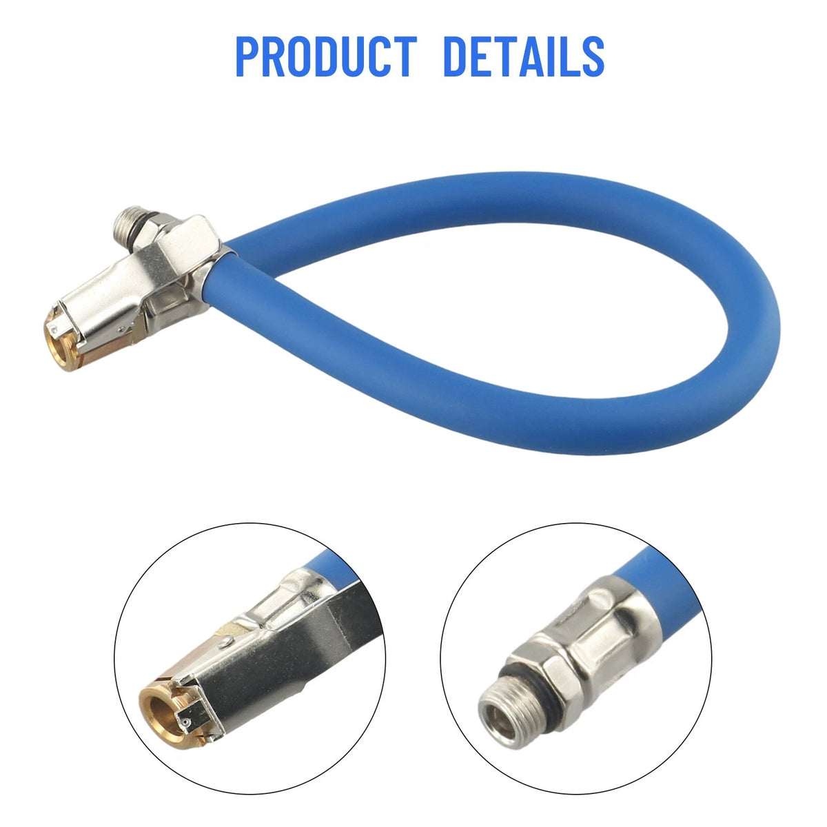 Pressure Hose / Air Tyre Inflator with Gauge for Car