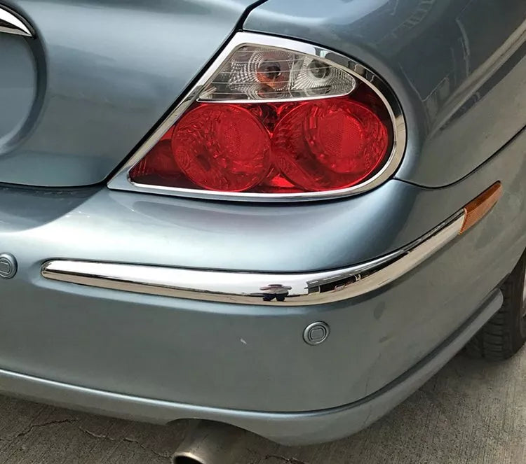 Rear Bumper Rim Moulding Strip Cover for Jaguar S-Type Sedan (1999-2003)