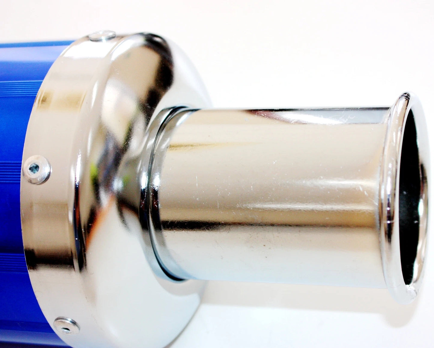 460mm Blue Alloy Exhaust Muffler + Clamp for 150cc 250cc Pit Quad Dirt Bike ATV