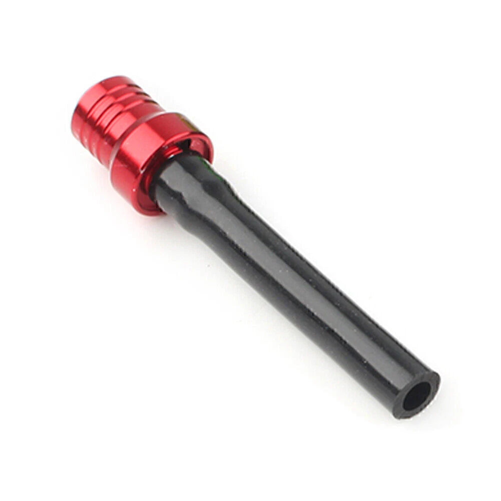 CNC Gas Fuel Tank Cap Valve Vent Hose for ATV Dirt Bike Pit Quad Red