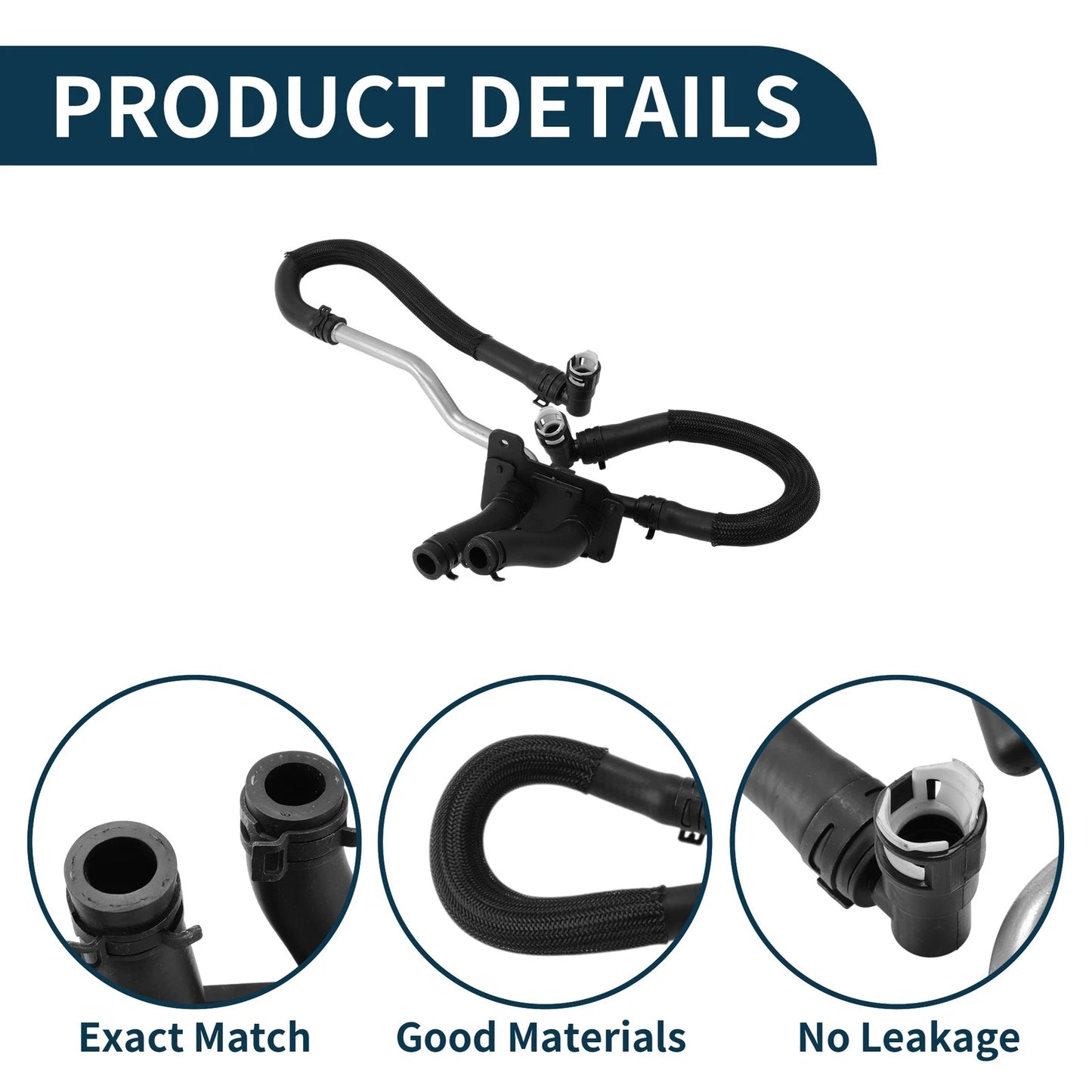 Radiator Hose Rubber Heating Water Pipe for Dodge Durango (2011-2014)