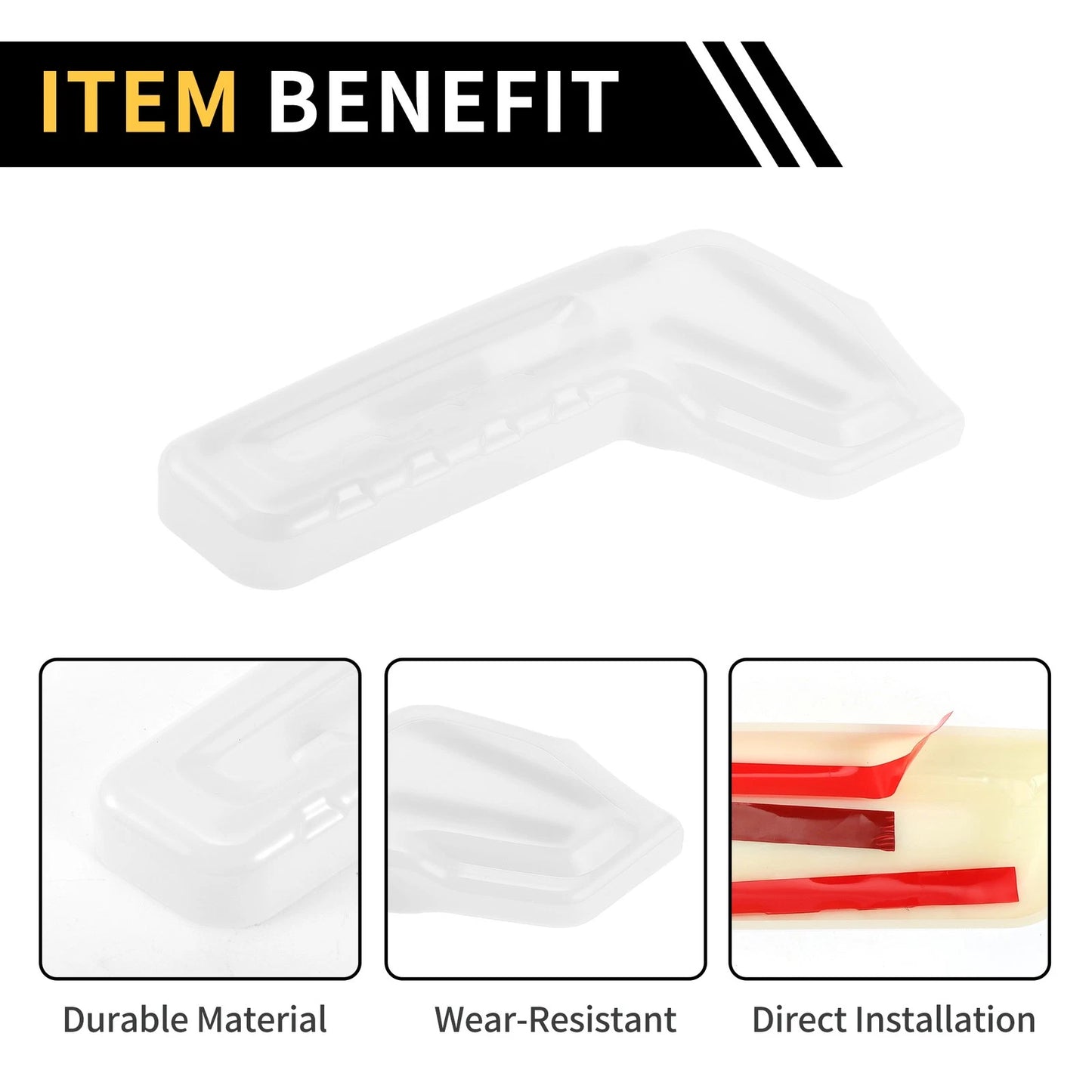 Seat Adjustment Button Cover Trim for Jeep Gladiator JT (2018-2024) White
