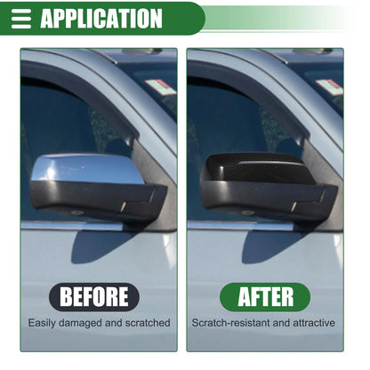Pair Left Right Rearview Mirror Cap for Chevrolet Silverado 1500 (14 - 19)