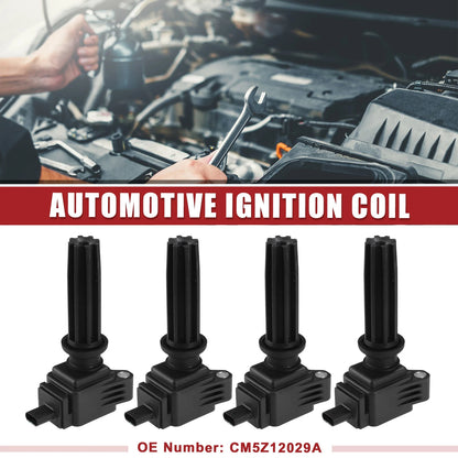 4 x Ignition Coils for Ford Edge (2012-2018) - High Performance Black