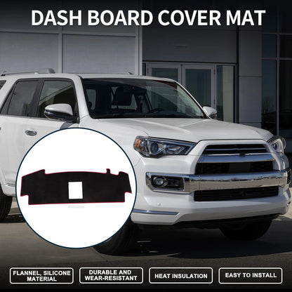 Dashboard Cover Mat for Nissan Sakura Sun Protector Pad Black Red (2023)