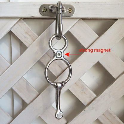 Stainless Steel Horse Tie Ring Rope Release Device for Equestrian Needs