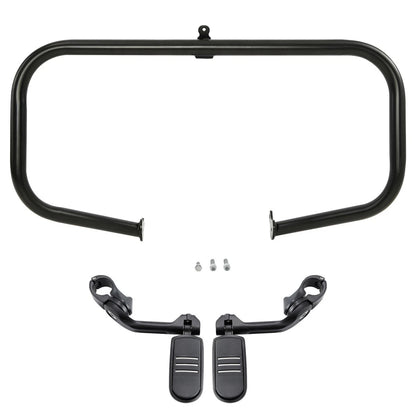 Engine Guard Crash Bar Footpegs for Harley Touring (2009 - 2024)