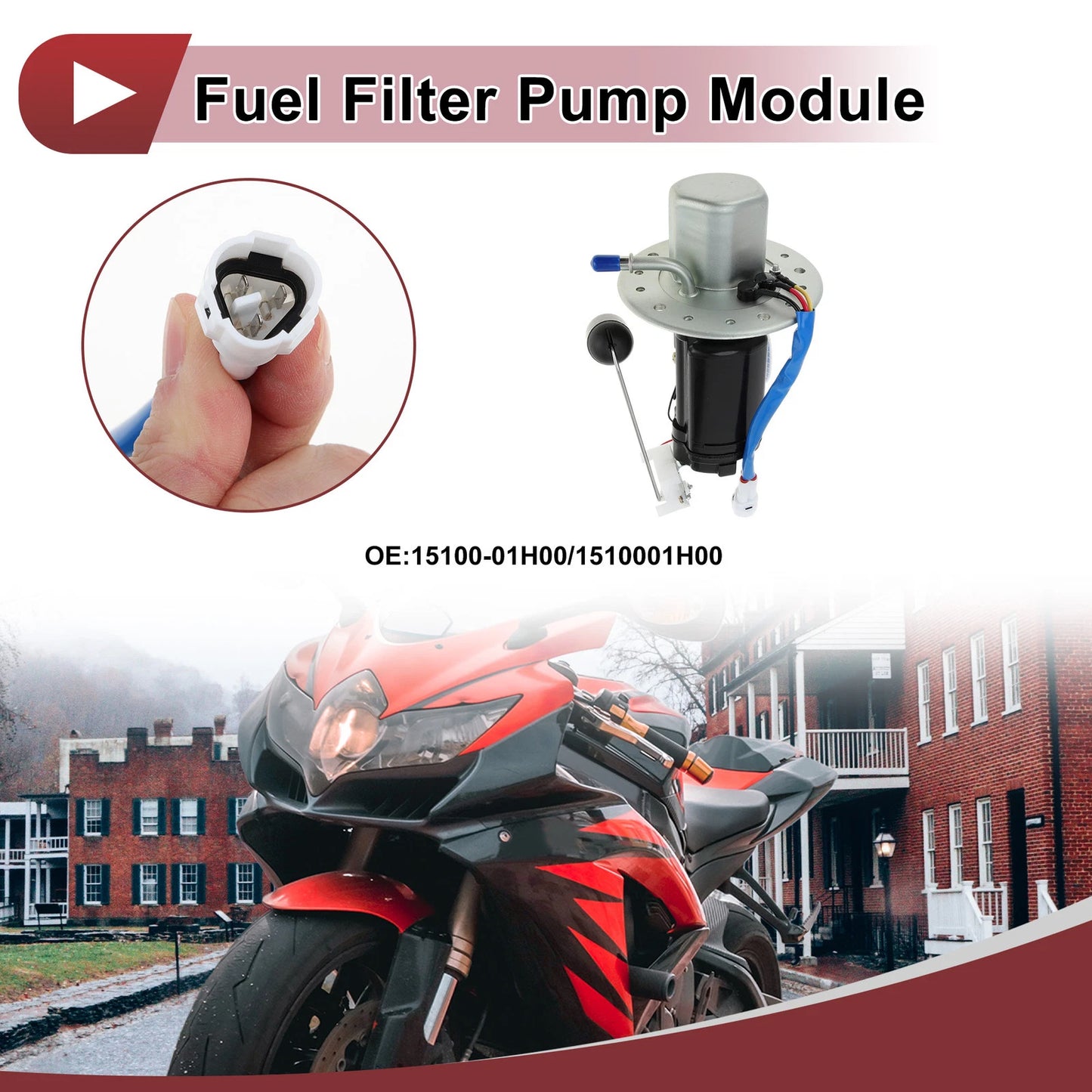 Electric Fuel Pump Assembly for Suzuki GSXR600 GSXR750 (2006-2007)