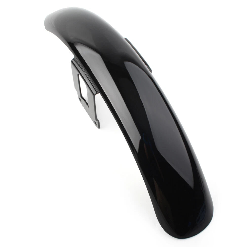 Black Front Fender Mudguard Cover for Harley Sportster 883 1200 (2004-2023)