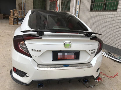 Unpainted ABS Rear Spoiler Wing with LED Light for Honda Civic 2016-2023