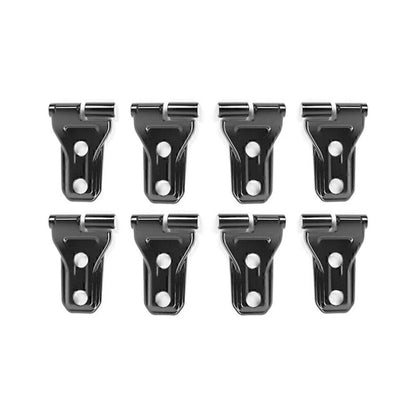 8pcs Black Door Hinge Covers for 2018+ Jeep Wrangler JL 2/4 Door Accessories