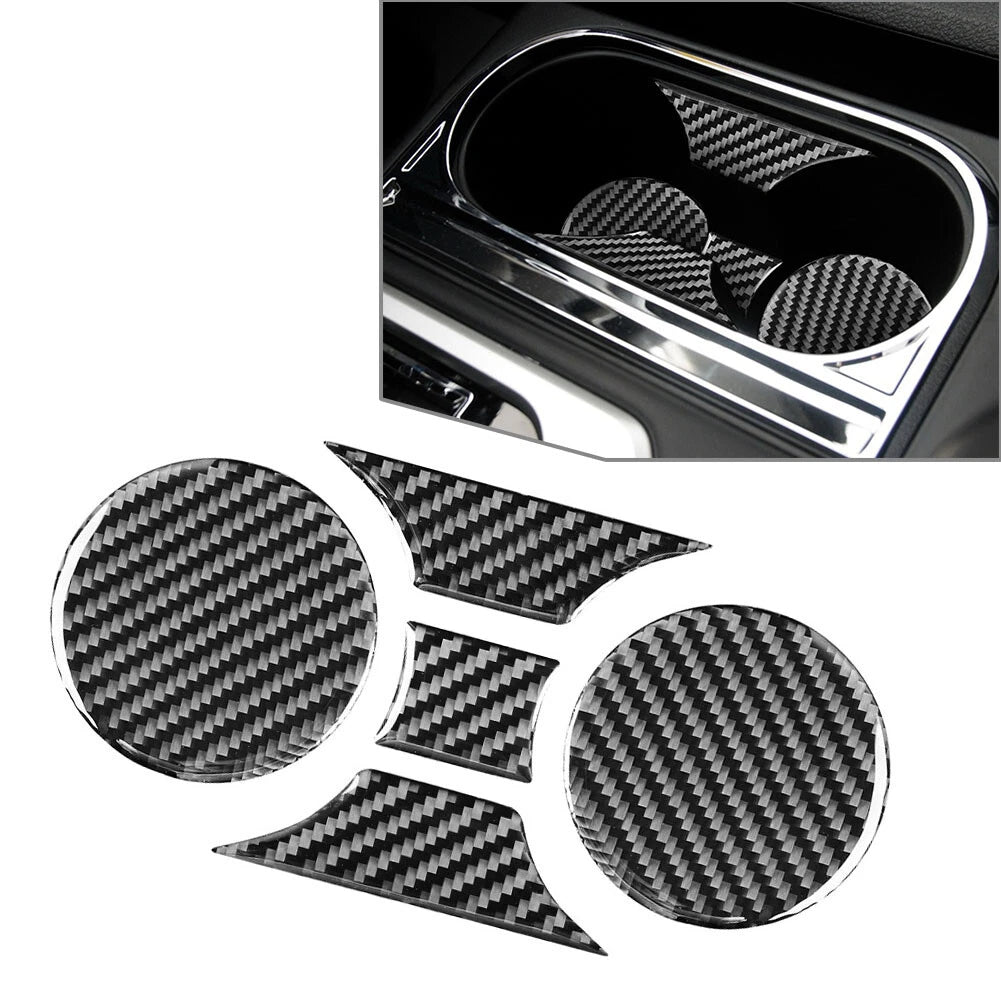 Cup Holder Panel Cover Trim for Toyota Tundra (2014-2021) Black