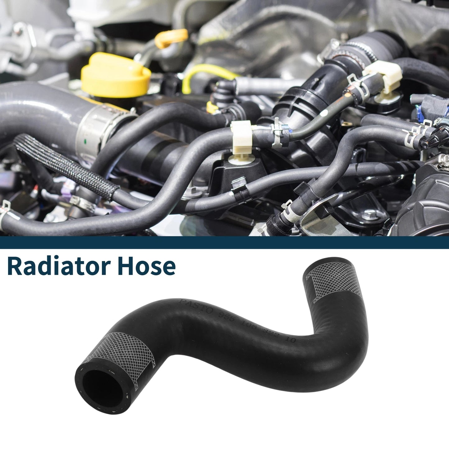 Radiator Hose Rubber Coolant Pipe for Porsche Cayenne (2009-2009)