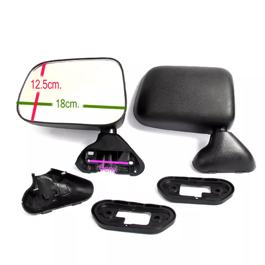 Black Door Mirror x2 for Toyota Hilux Mighty-X 4Runner 1988-1998