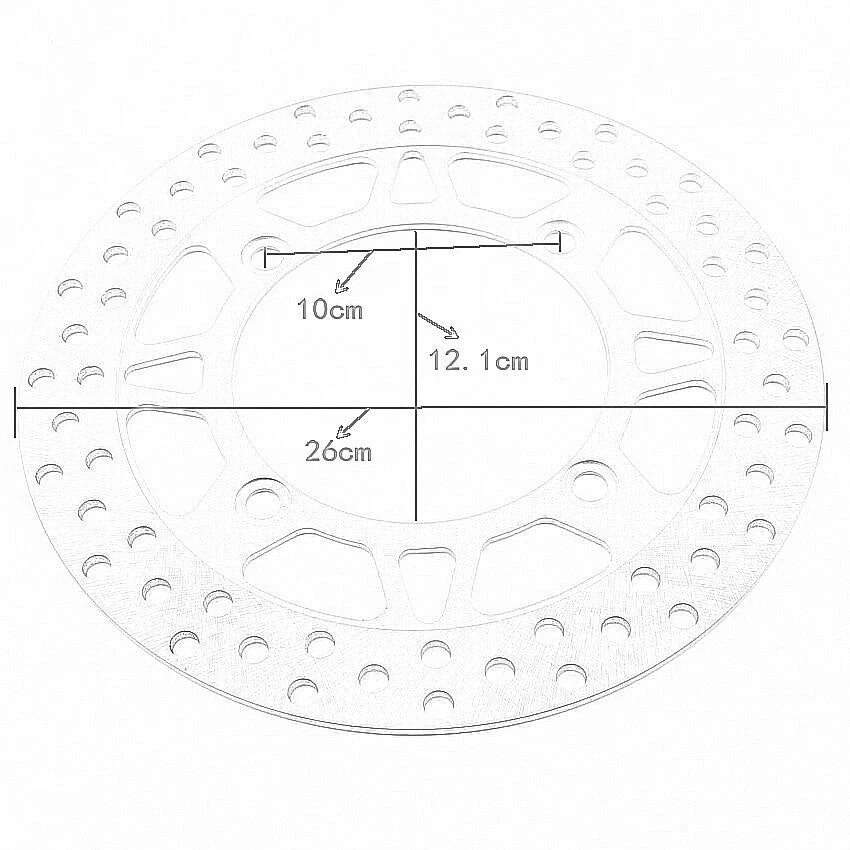 Front Brake Disc for Suzuki AN650 Burgman Skywave 650 (2001-2003)