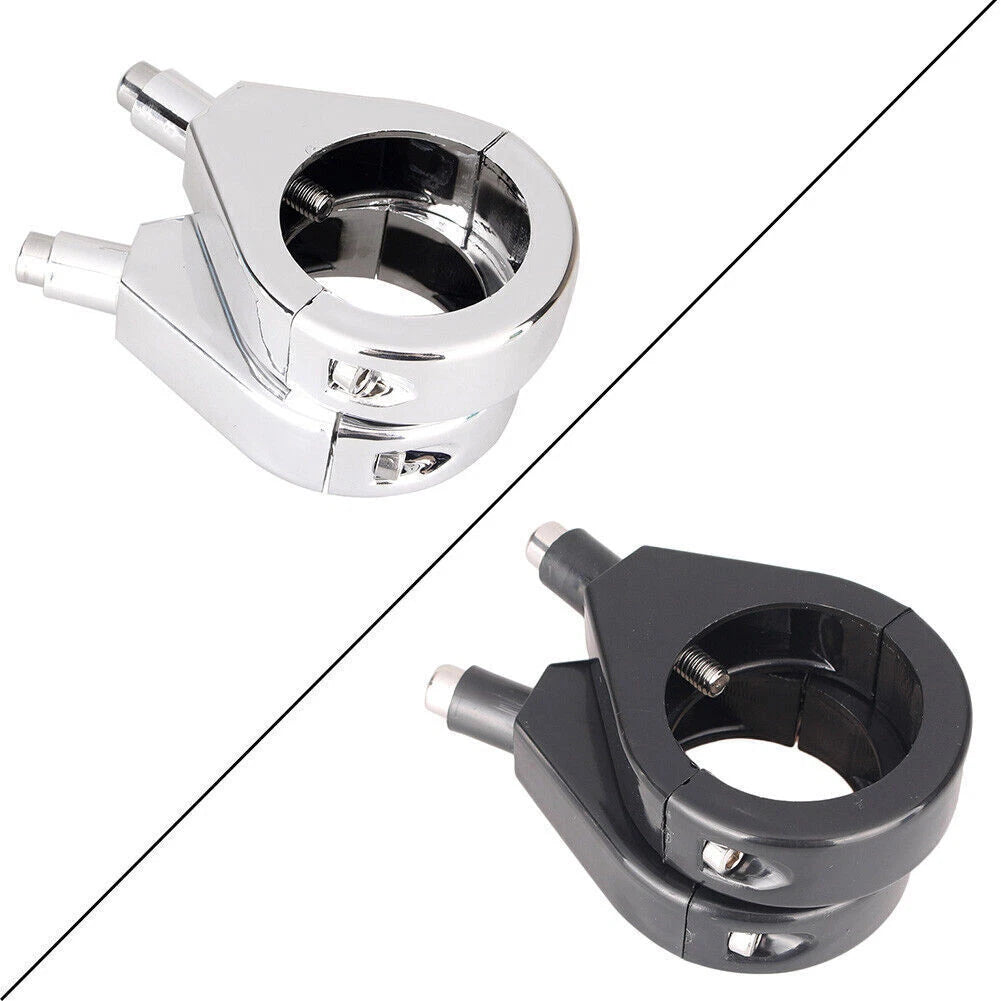 41mm Fork Tubes & Turn Signal Fork Clamp for Harley Softail