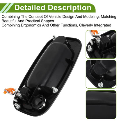 Exterior Door Handle for Chevrolet GMC Models Black Front Left
