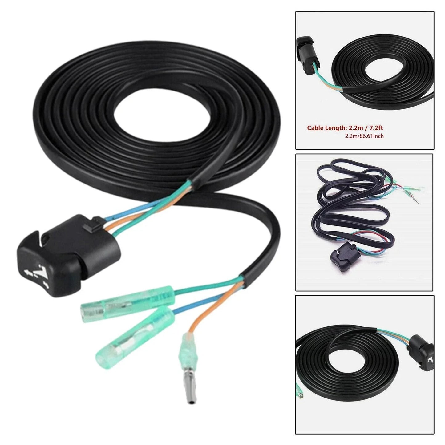 Power Trim Tilt Switch for Outboard Motors, OMC, BRP, Mercury, 40-60HP