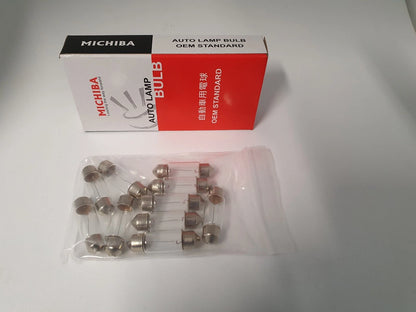 10 x SV8.5 Clear Halogen Festoon Interior License Bulbs for Various Models