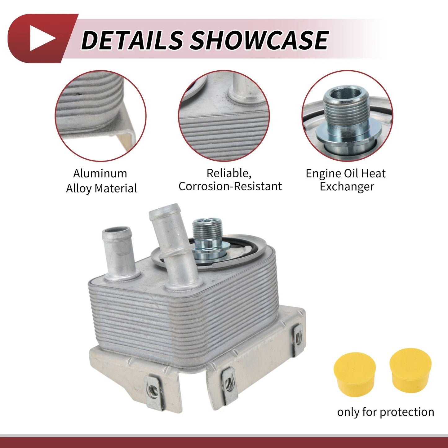 Engine Oil Cooler & Transmission Oil Cooler 1 Pc