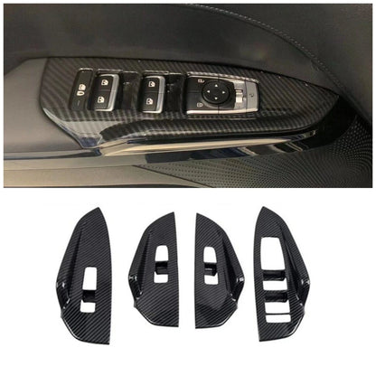 Carbon Fiber Window Lift Panel Switch Lid Cover for 2021-2024 Kia K5 Optima