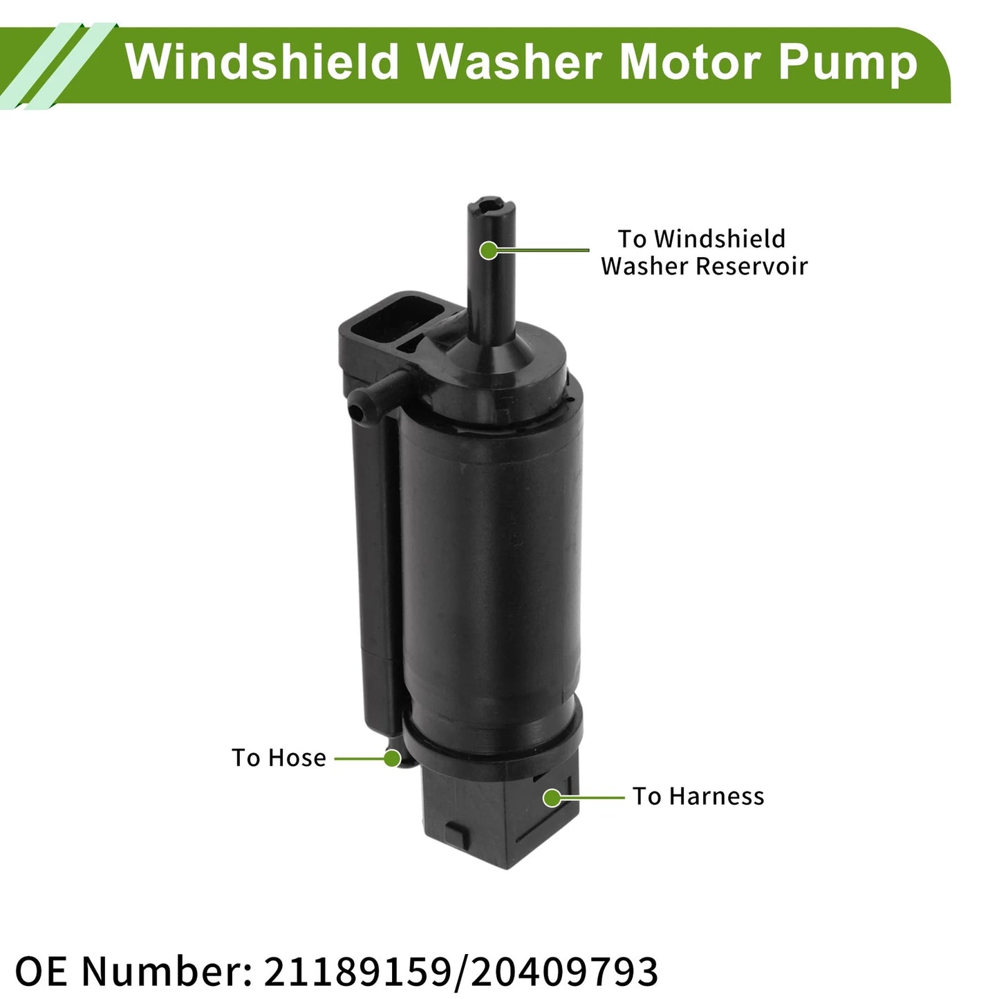 Windshield Washer Pump for Volvo FH12 (1993-2025)