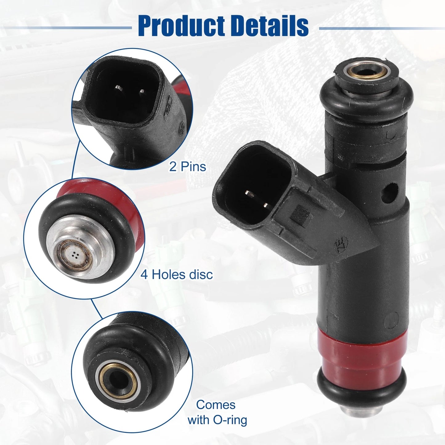 8x Fuel Injector Nozzle for Dodge Durango 5.7L V8 (2004-2008)